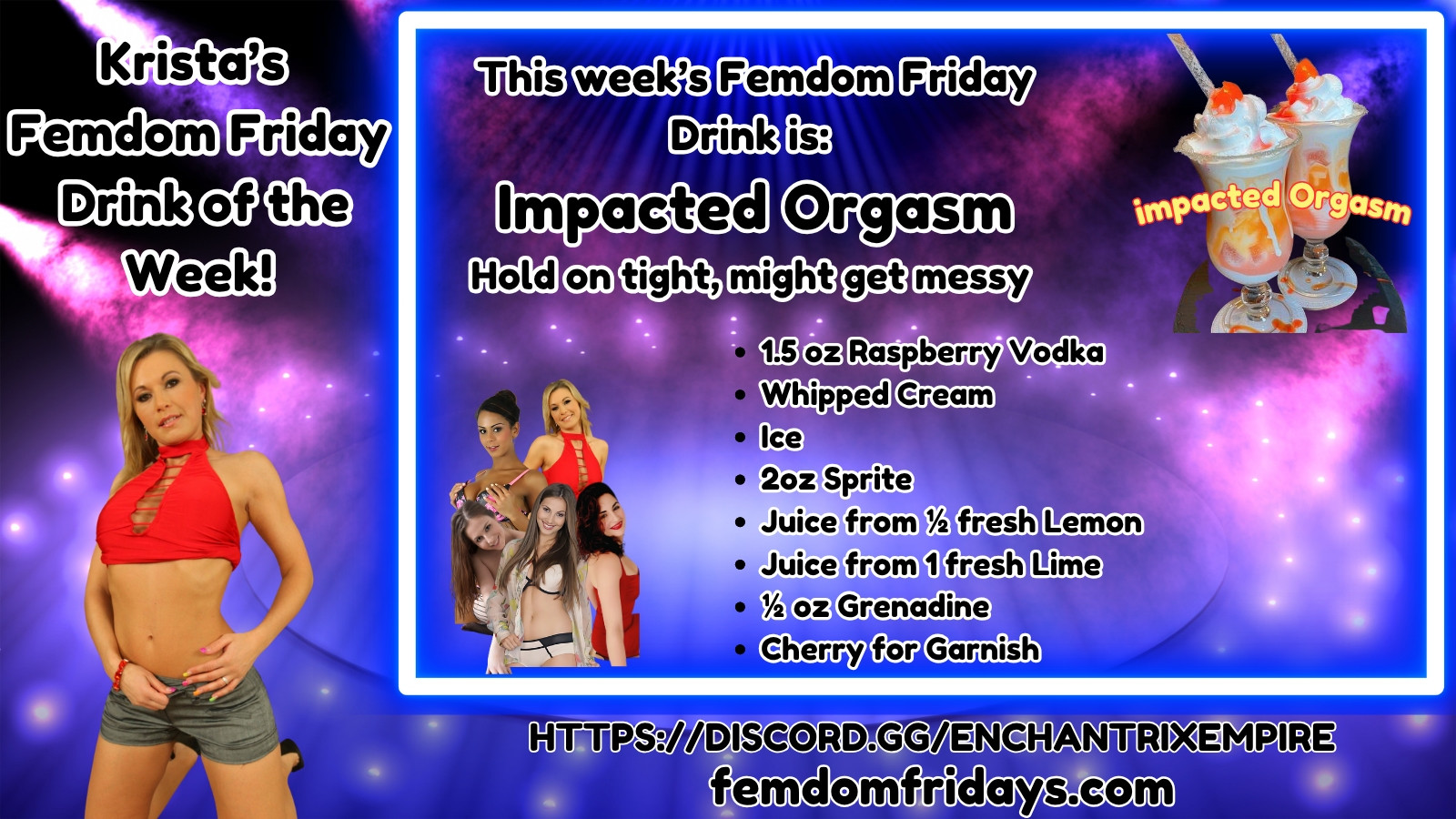 Krista's Drink of the Week June 13th FemDom Fridays