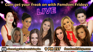 Femdom Fridays Main 2025 (800) 601-6975