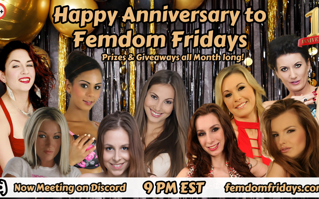Celebrating Anal August & Our 1 Year Anniversary Celebration!