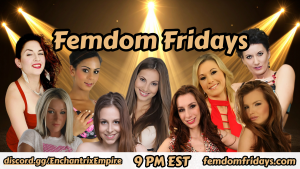Femdom Fridays Mistresses femdomfridays.com 800 601 7259